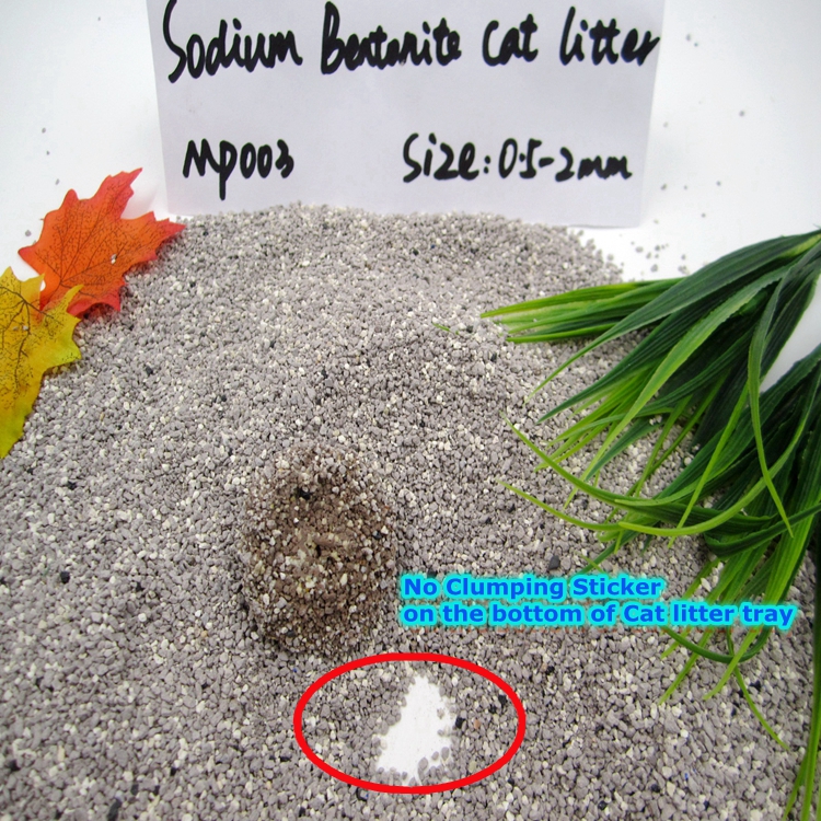 Most Popular Sodium Bentonite Clay Cat Litter GP003